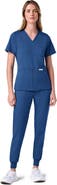 JAANUU UltraSOFT Essential Comfort Women's 6-Pocket Scrub Set