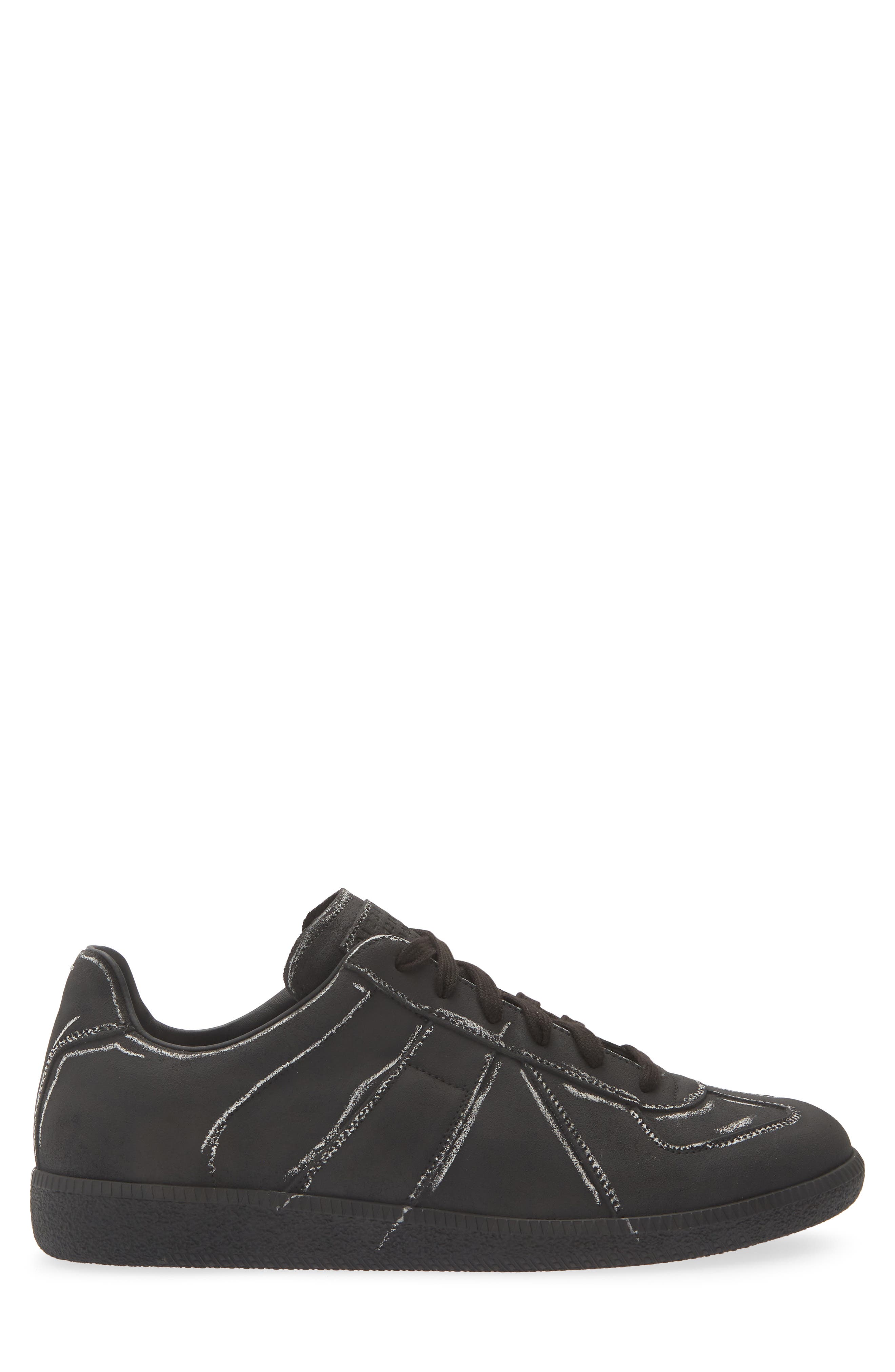 Replica Low Top Sneaker, Alternate, color, BLACK/ WHITE