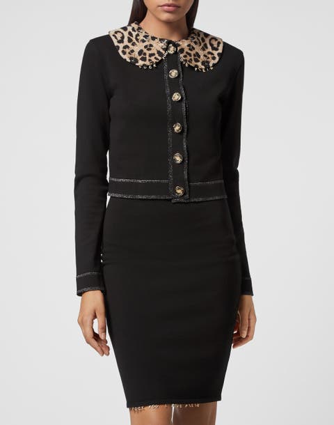 Cardigan Short Leopard Women
