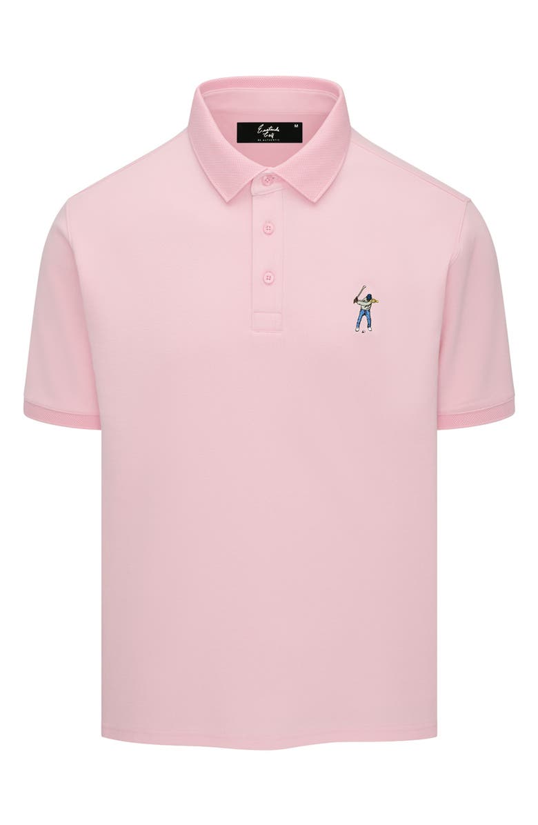 Eastside Golf Core Cotton Blend Piqué Polo, Main, color, Icy Pink