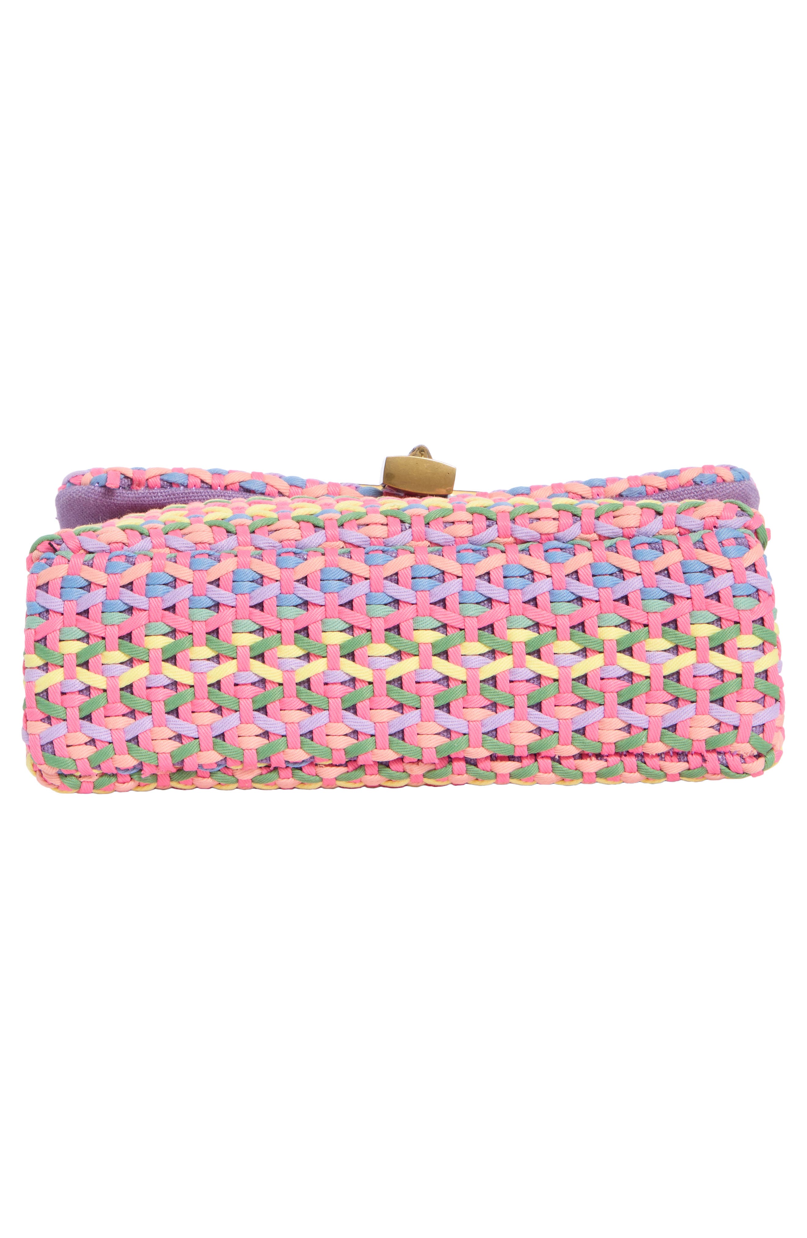 Kurt Geiger London Brixton Tweed Mini Convertible Shoulder Bag, Alternate, color, Pink Multi