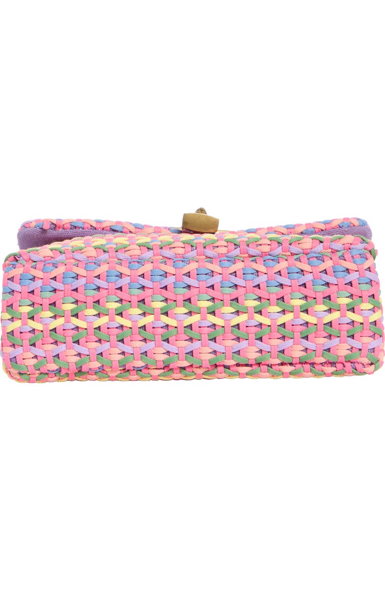 Kurt Geiger London Brixton Tweed Mini Convertible Shoulder Bag, Alternate, color, Pink Multi