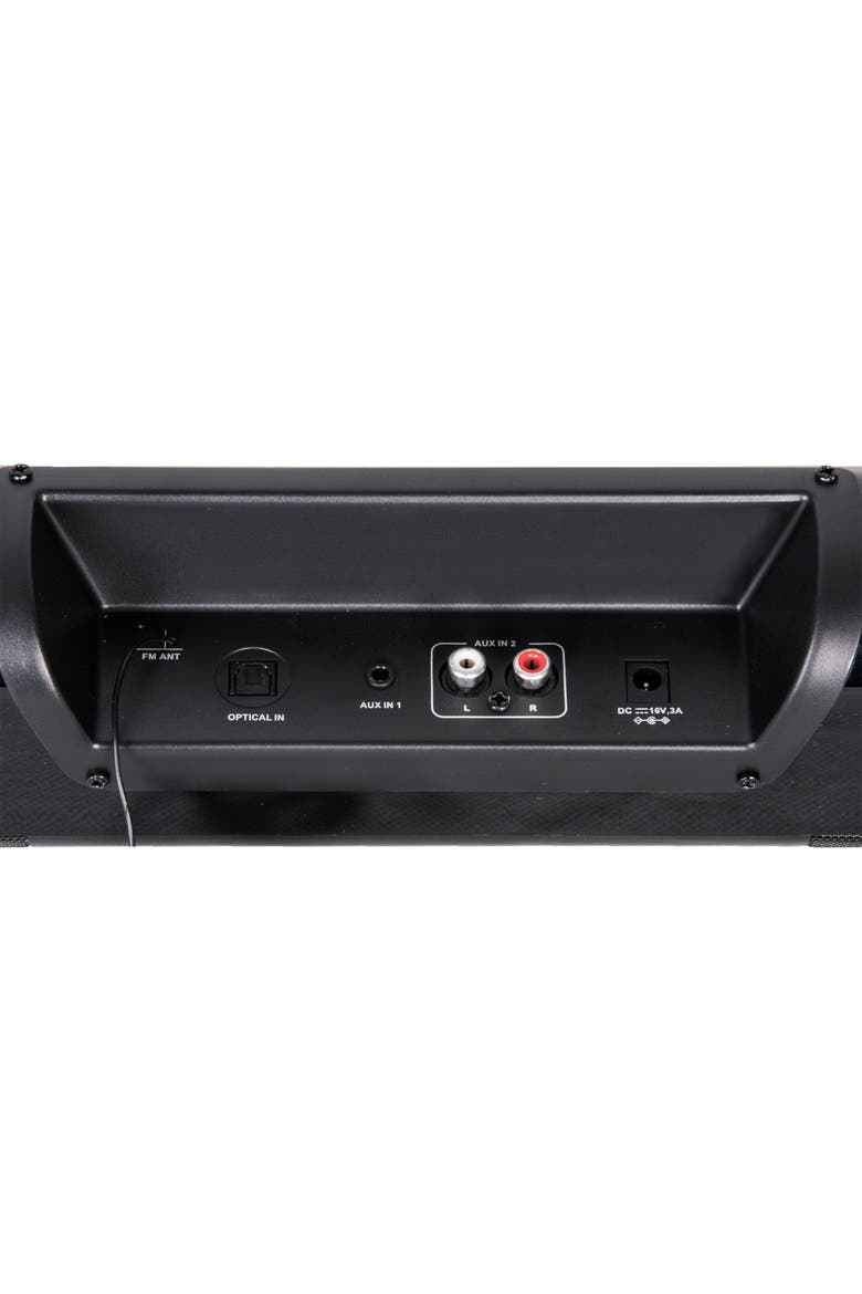 37 Inch Premium Optical Bluetooth SoundBar System, Alternate, color, Black