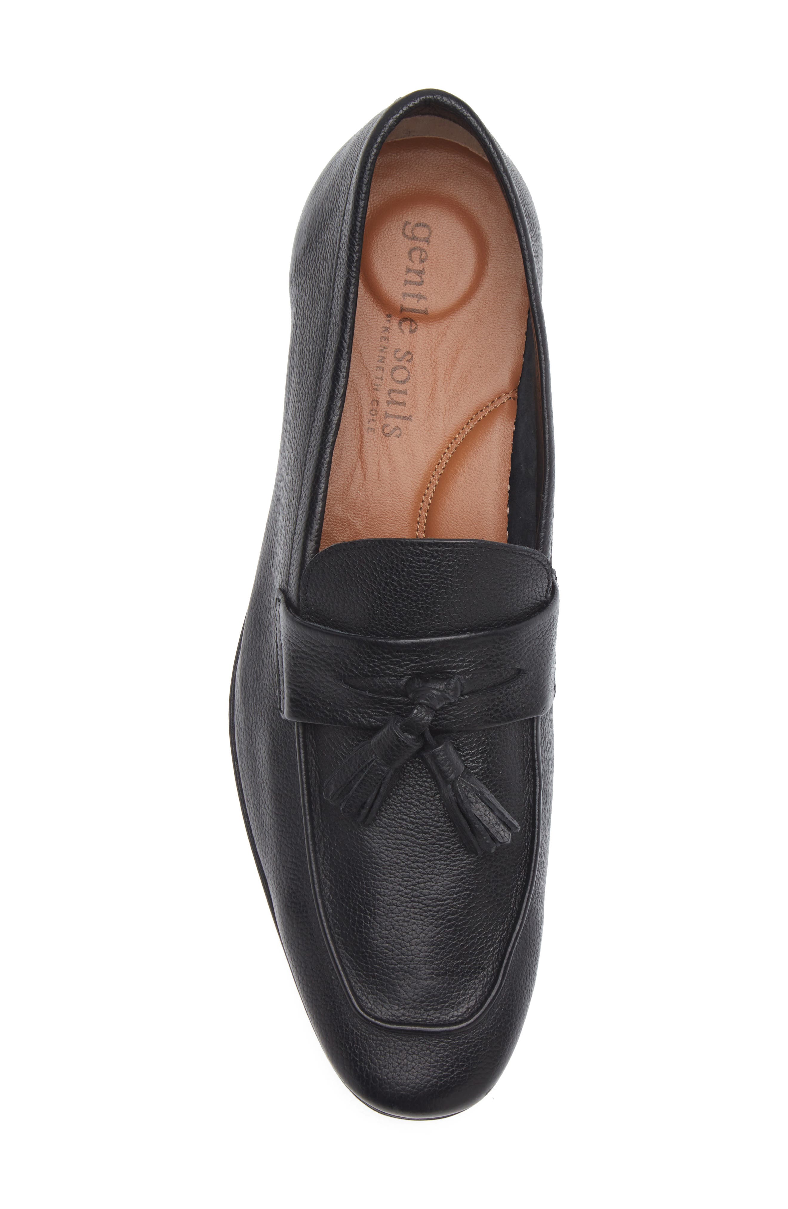 Guarda Tassel Loafer, Alternate, color, BLACK