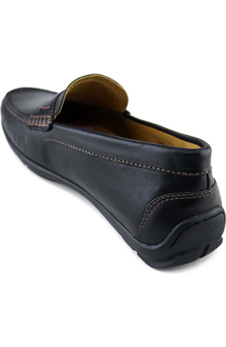 Marc Joseph New York Hamilton Place Leather Penny Driver Loafer, Alternate, color, Black Napa