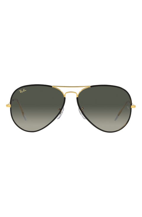 Aviator Full Color 58mm Sunglasses