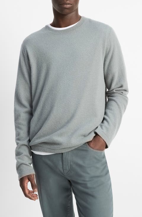 Cashmere & Mulberry Silk Crewneck Sweater