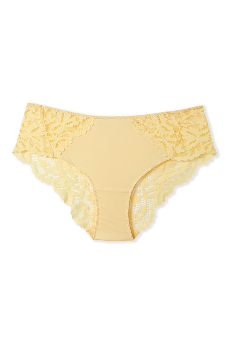 Lengende Lace Trim Panties, Alternate, color, VANILLA