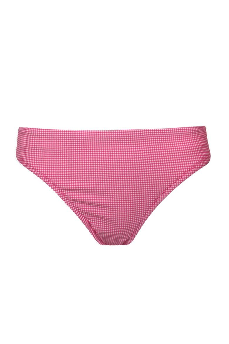 Midi Slimmer Bottom, Alternate, color, Pink Gingham