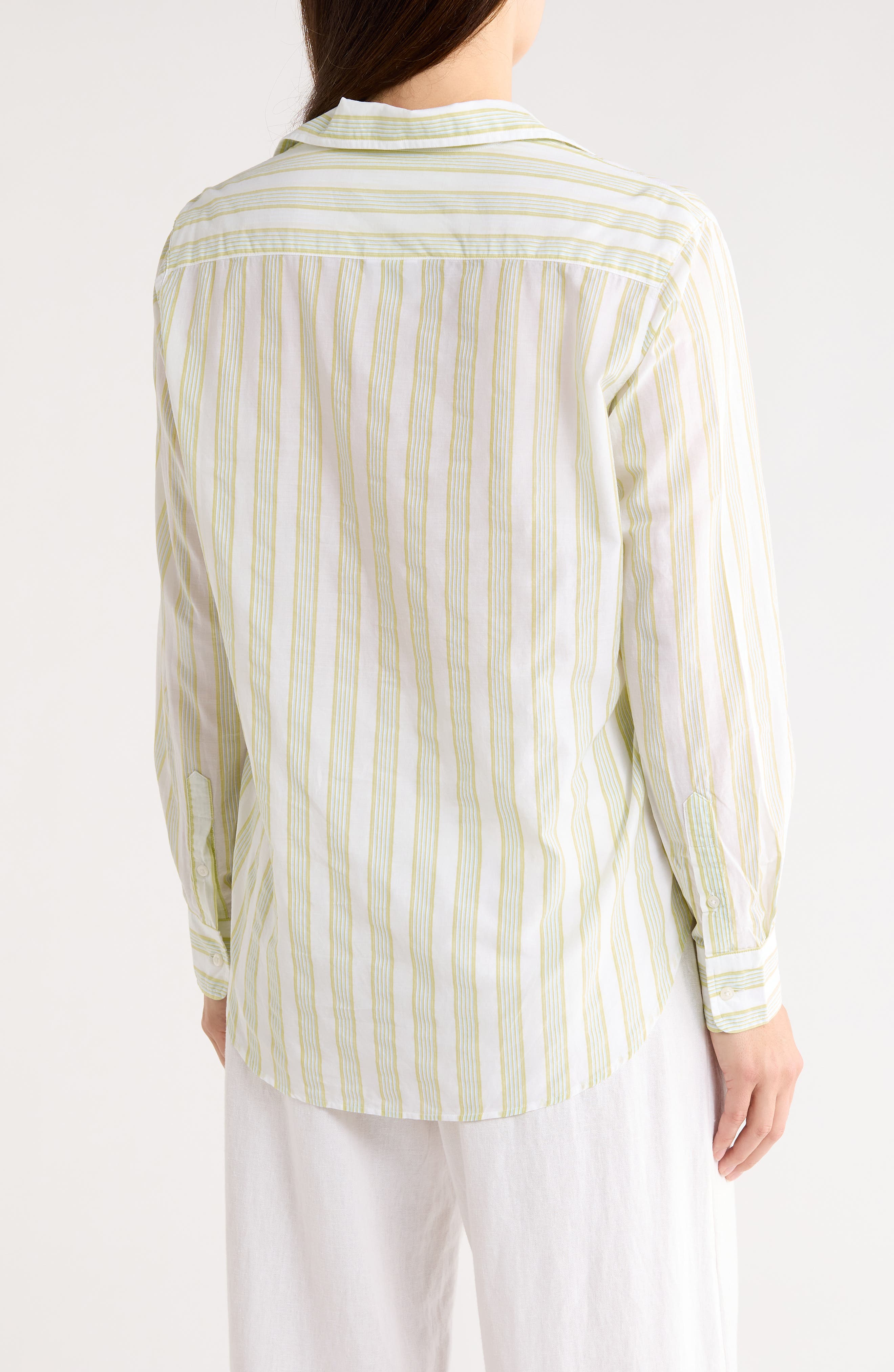 Eileen Relaxed Fit Stripe Button-Up Shirt - image 2