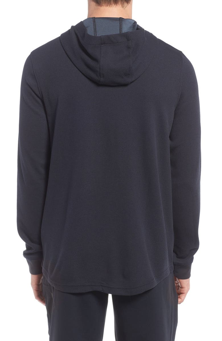 Under Armour Waffle Knit Hoodie, Alternate, color, 