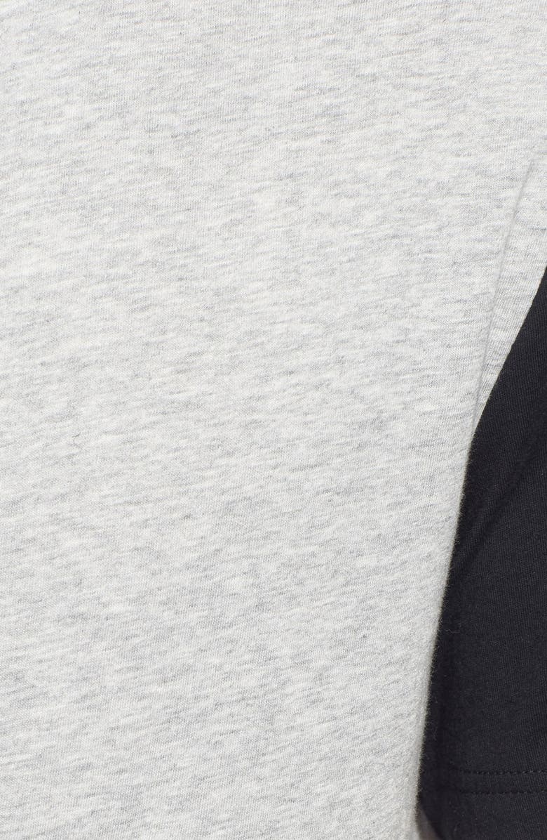 Alternative Cotton & Modal Baseball Henley T-Shirt, Alternate, color, 