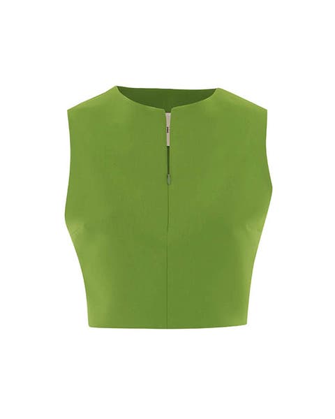 Harmonia Zipped Front Top