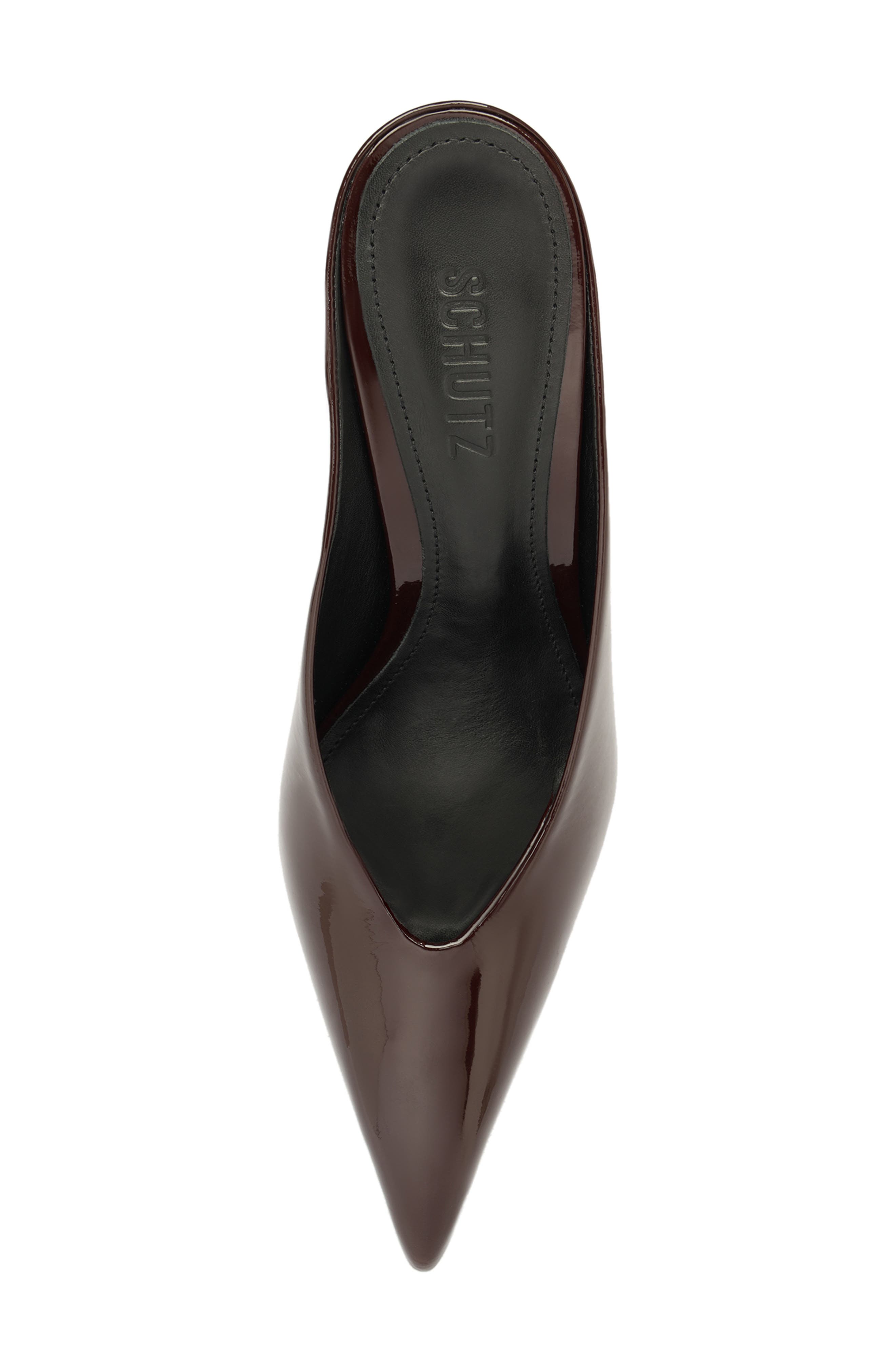 Schutz Loren Pointed Toe Pump, Alternate, color, Maplewood