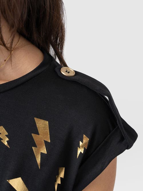 Saint + Sofia Turn Up Tee Lightning
