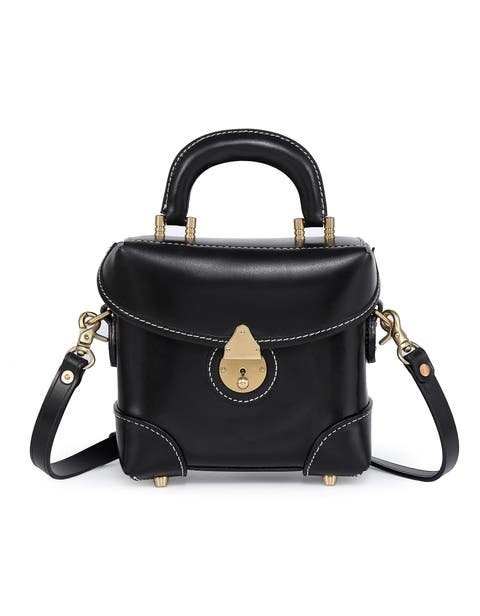 Azalea Genuine Leather Vintage Box Crossbody