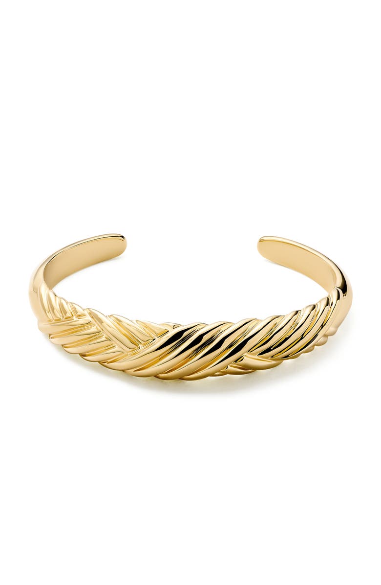 Ana Luisa Gold Cuff Bracelet - Kamilla, Main, color,