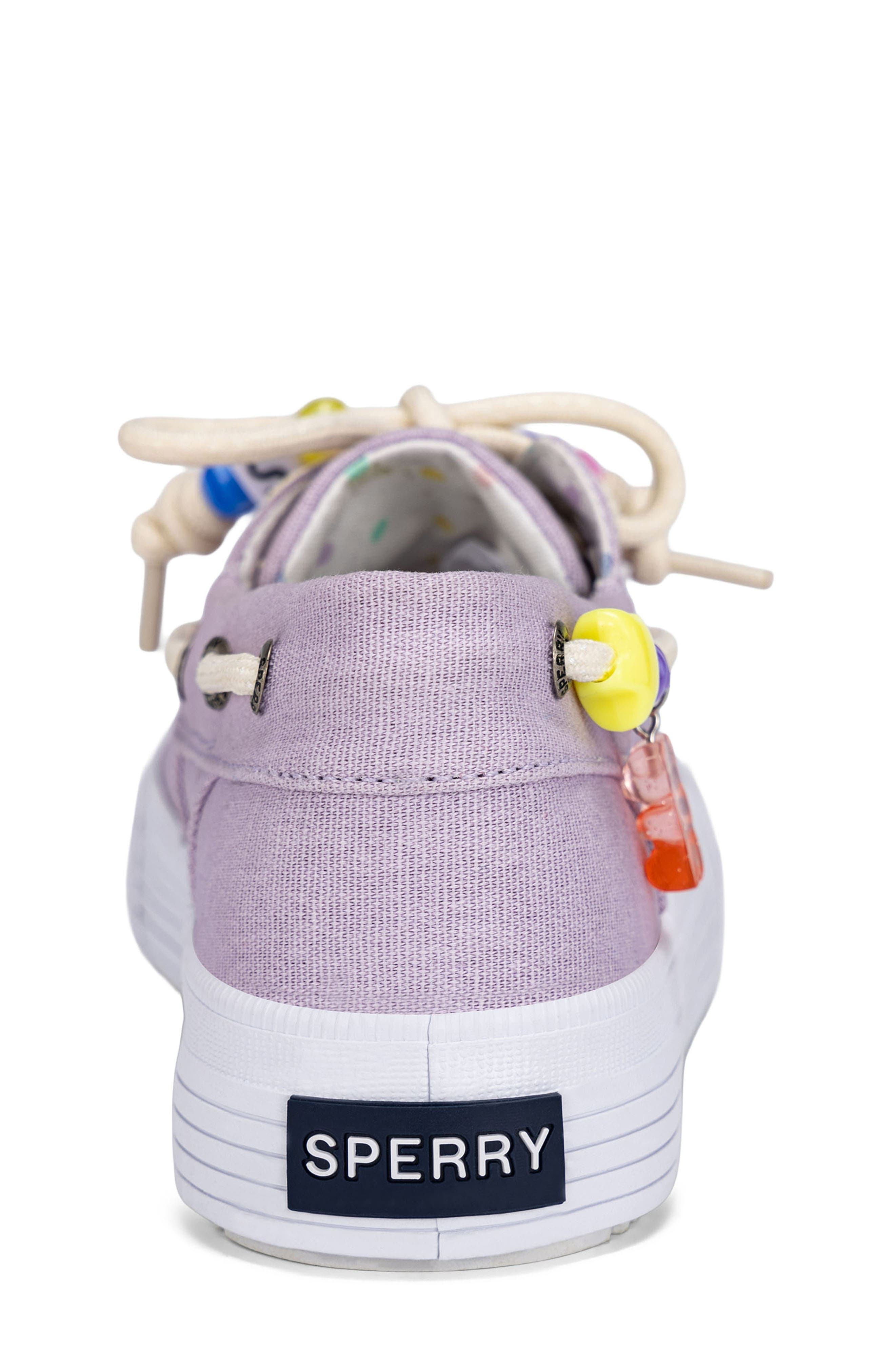 Sperry Kids' Bahama Platform Boat Shoe, Alternate, color, Lavender