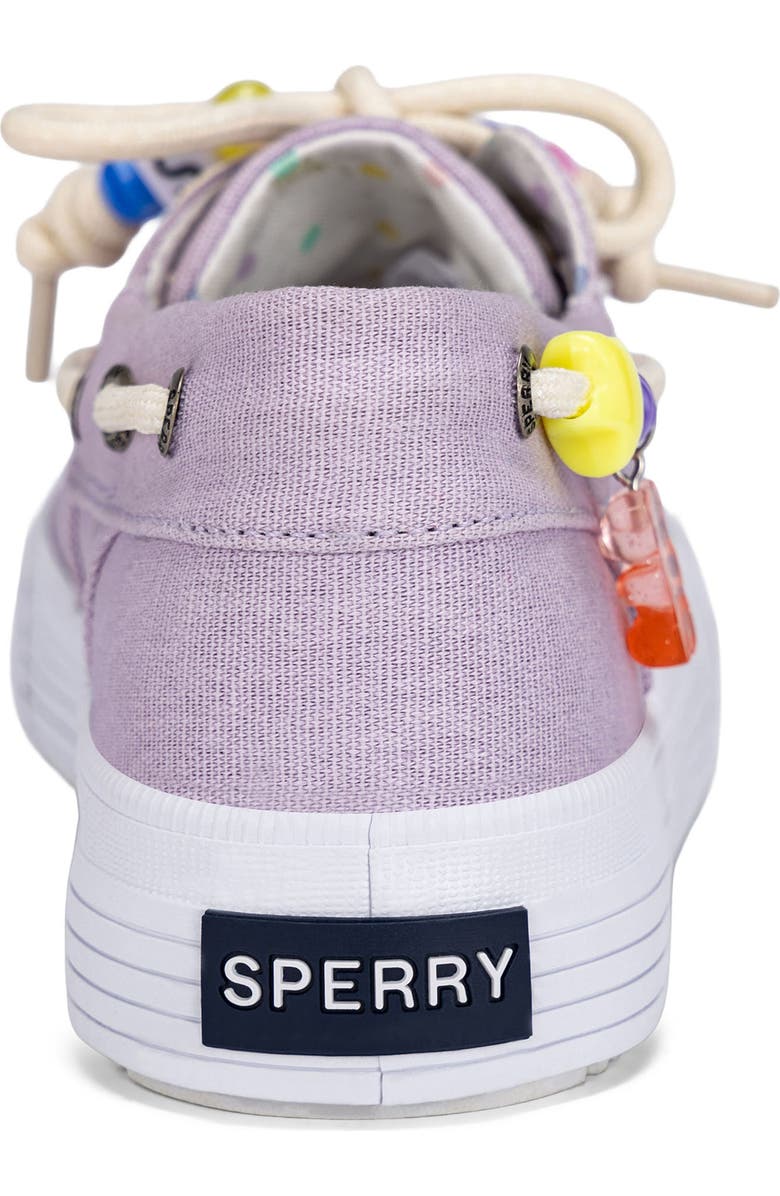 Sperry Kids' Bahama Platform Boat Shoe, Alternate, color, Lavender