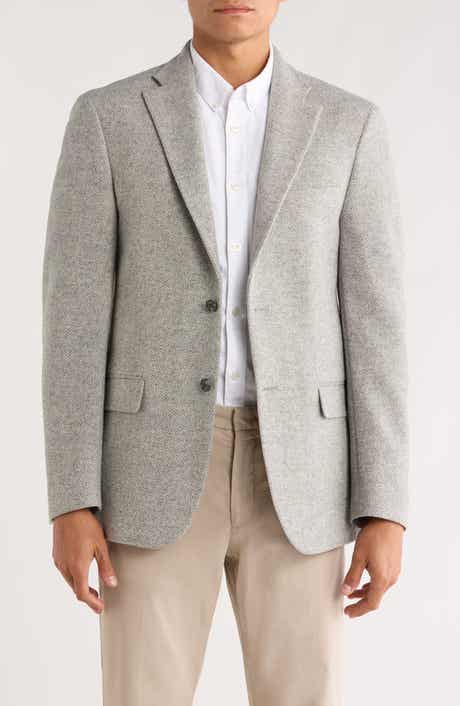 Tommy Hilfiger Herringbone Two-Button Wool Sport Coat