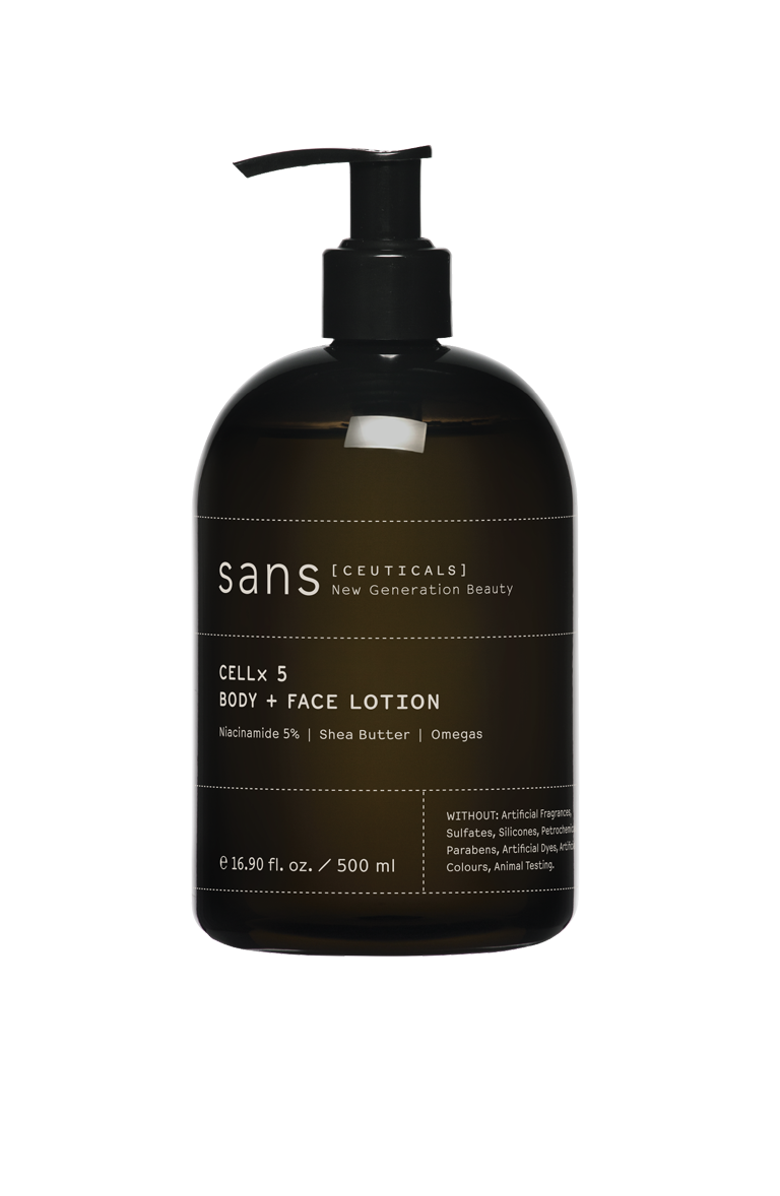 Sans [Ceuticals] Cellx 5 Body + Face Lotion, Main, color, 16.90 Fl. Oz.