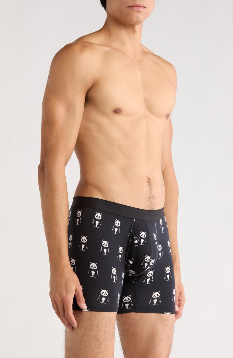 MeUndies Stretch Boxer Briefs, Alternate, color, Undercover Panda