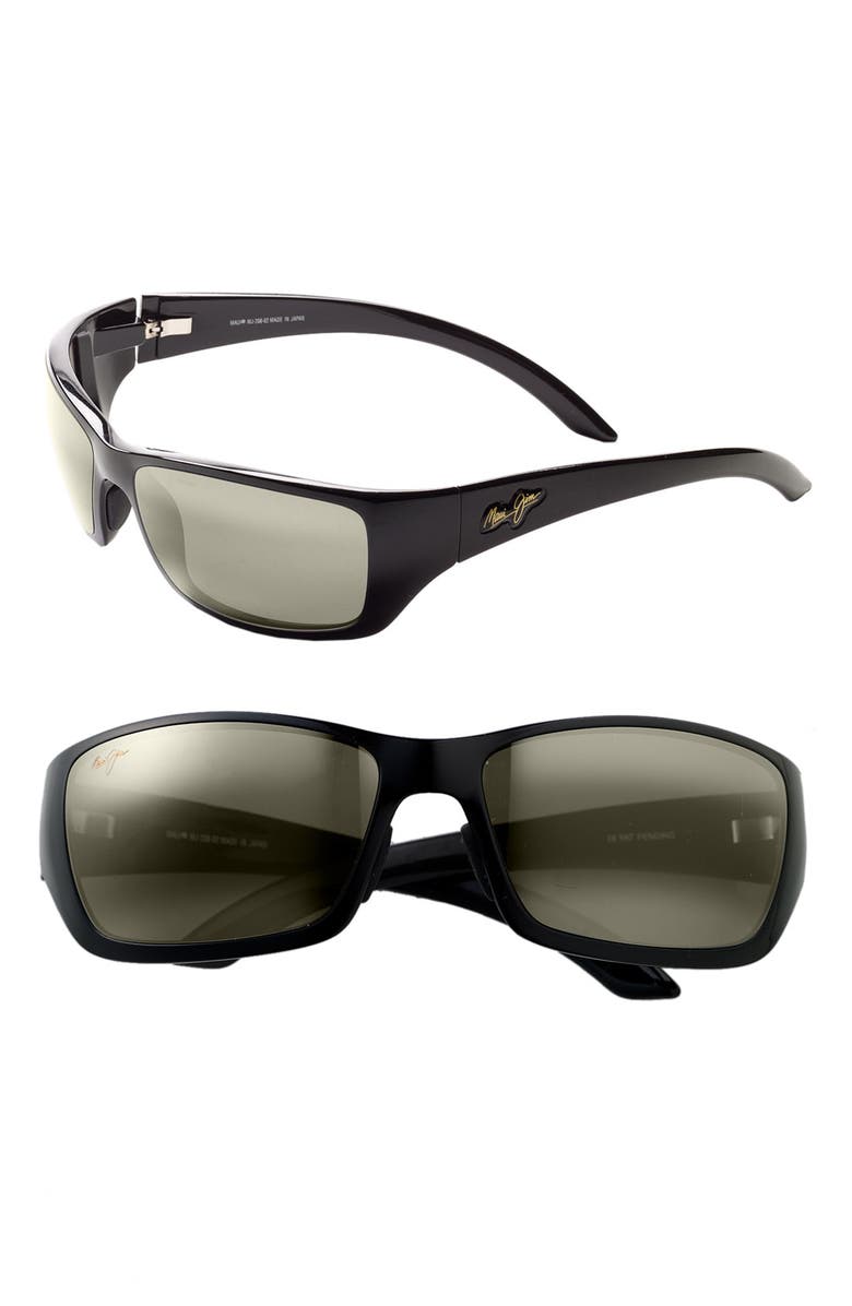 Maui Jim 'Canoes - PolarizedPlus<sup>®</sup>2' Wrap Sunglasses, Main, color, 