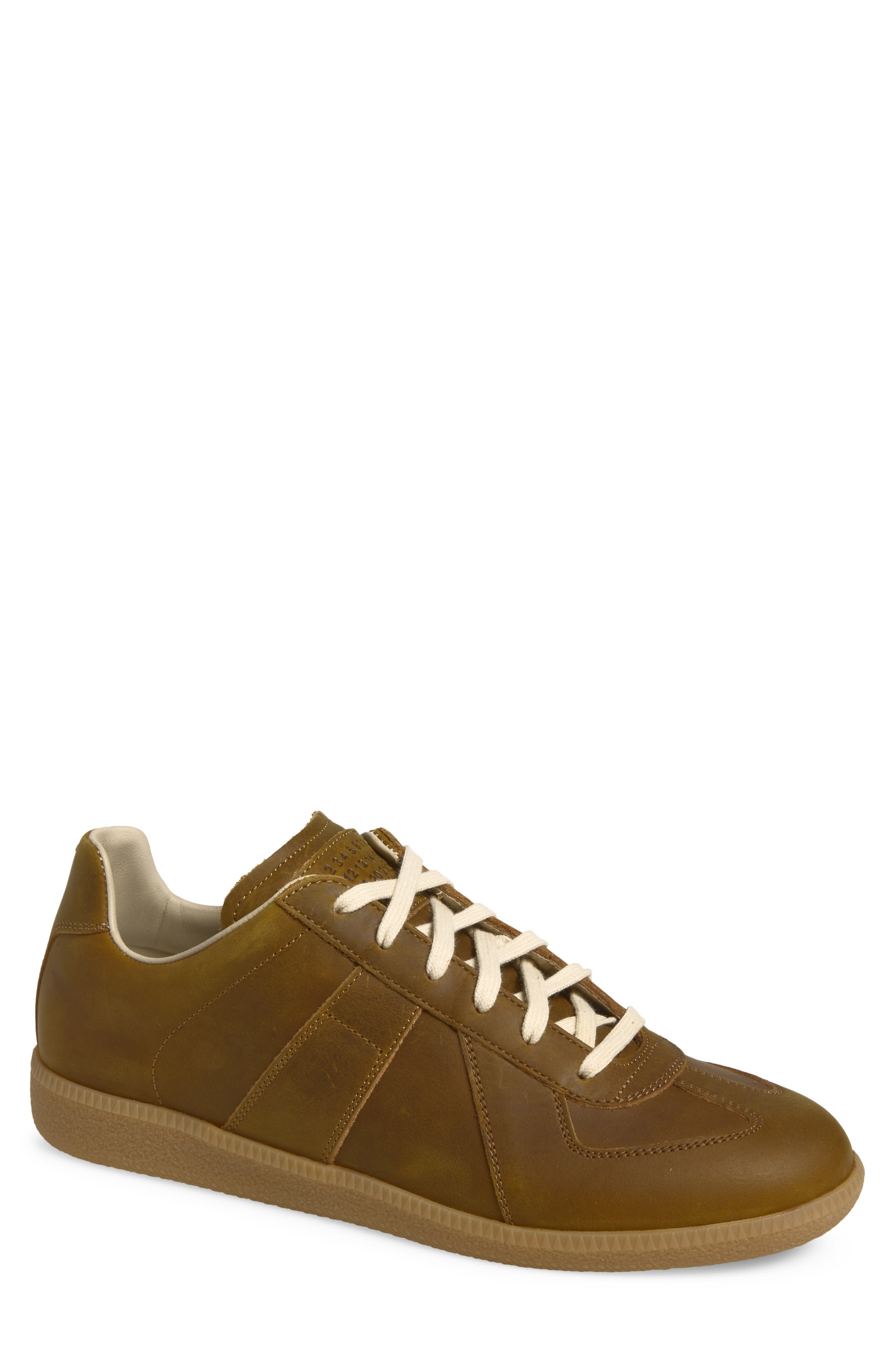 Replica Low Top Sneaker, Main, color, BRONZE BROWN