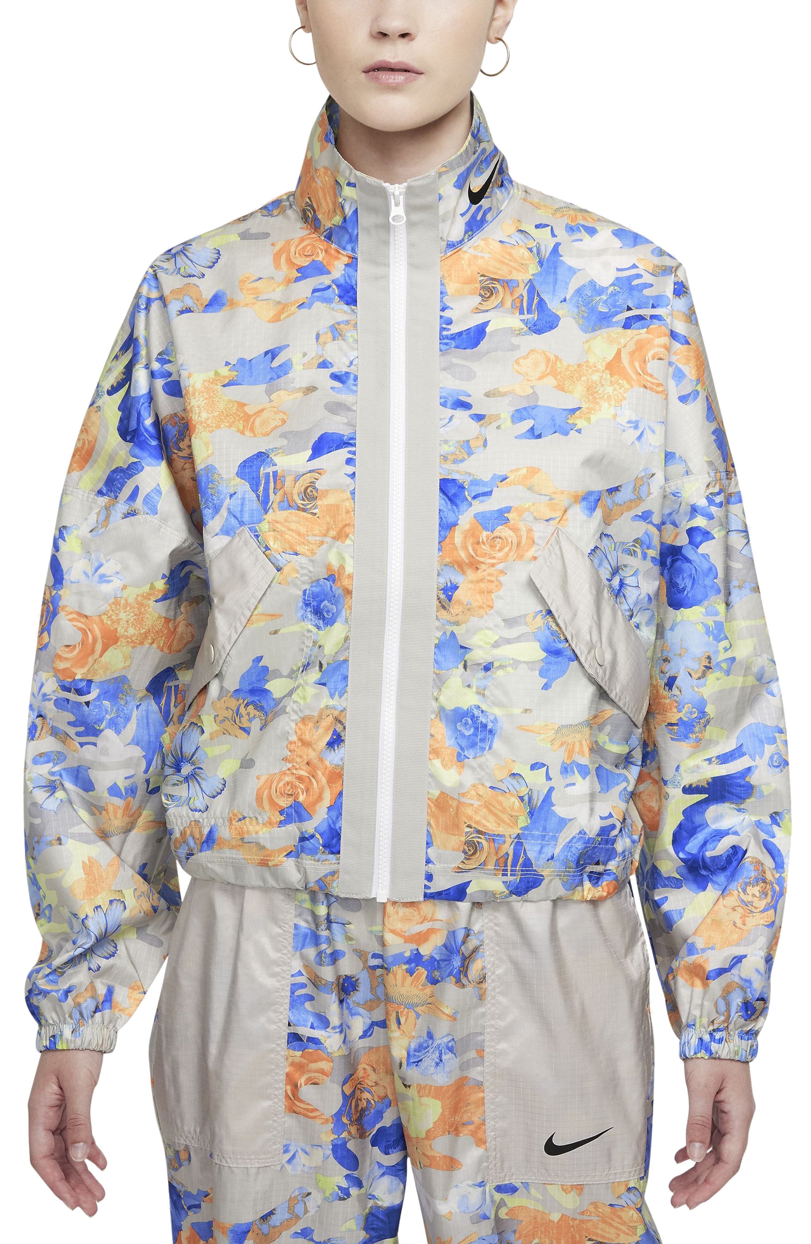 nike floral track suit