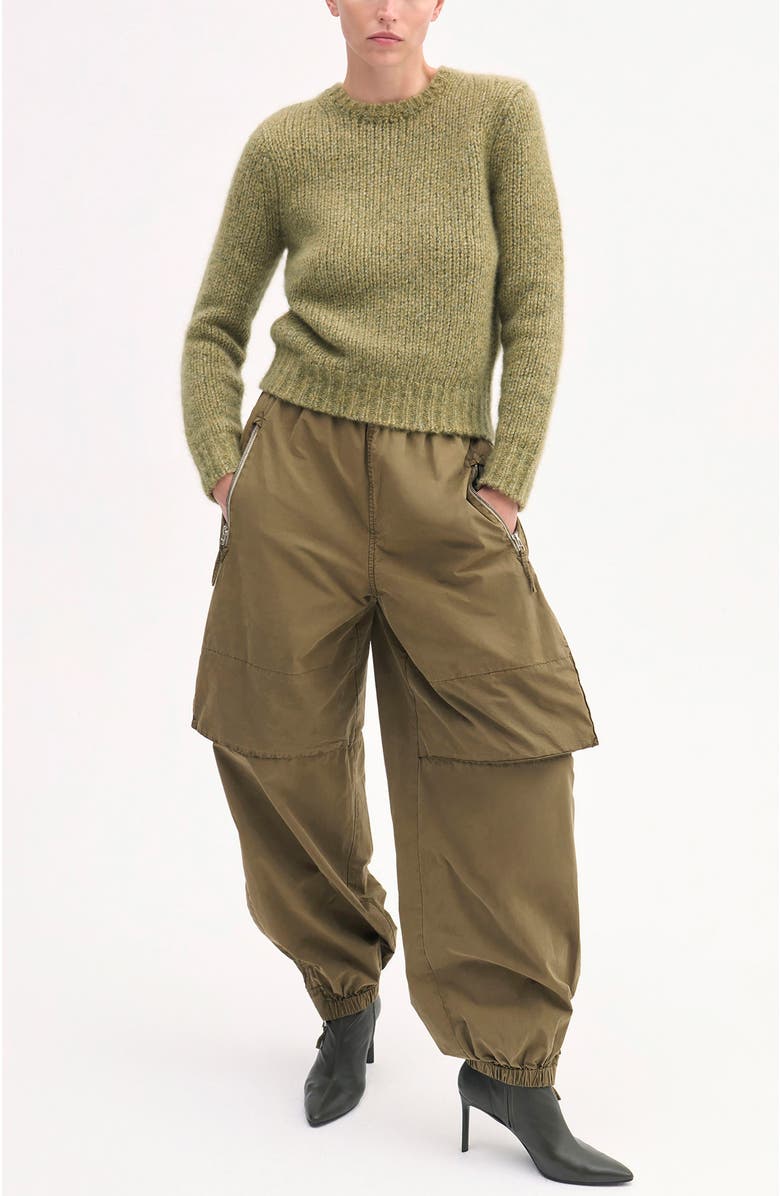 CO Fitted Crew in Silk Cashmere, Main, color, 