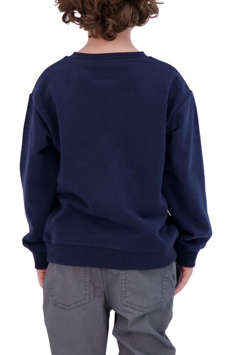 Andy & Evan Kids' Chenille USA Sweatshirt, Alternate, color, Navy Usa