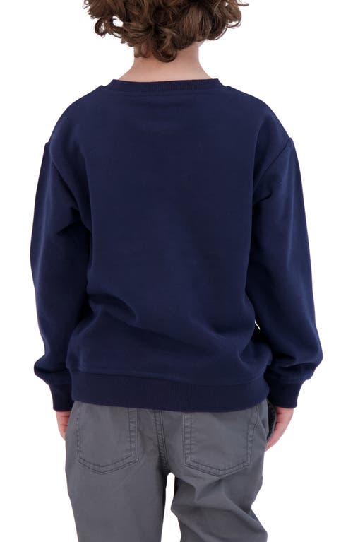 Andy & Evan Kids' Chenille Usa Sweatshirt In Blue