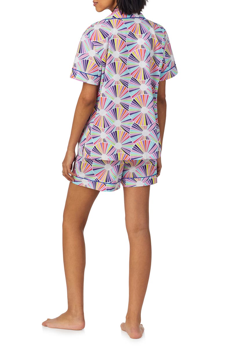 BedHead Pajamas x Trina Turk Print Poplin Short Pajamas, Alternate, color,