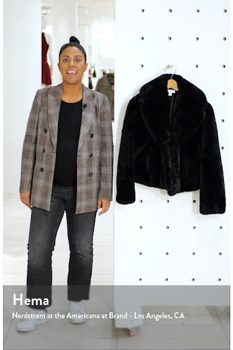 Faux Fur Crop Jacket video