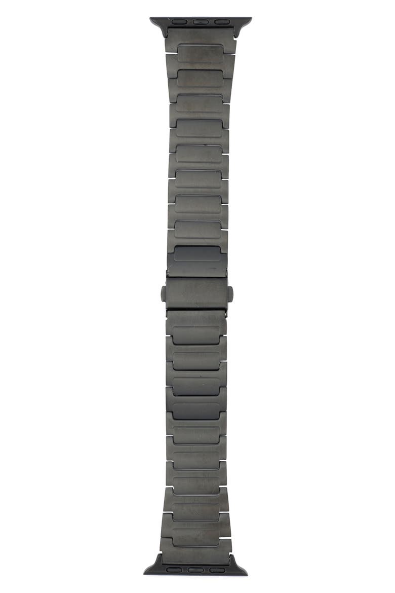 Apple Watch® Linked Watchband, Alternate, color, BLACK- STAINLESS
