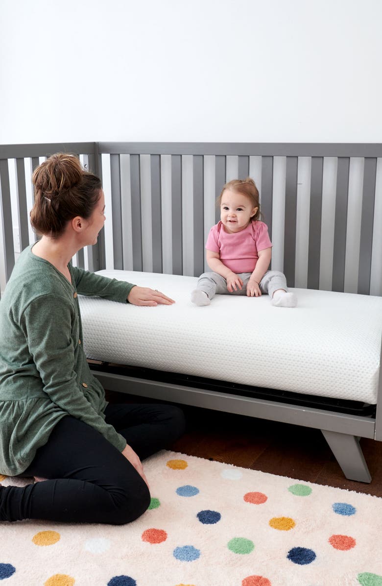 Lullaby Earth 'Breeze' Two Stage Crib Mattress, Alternate, color, White