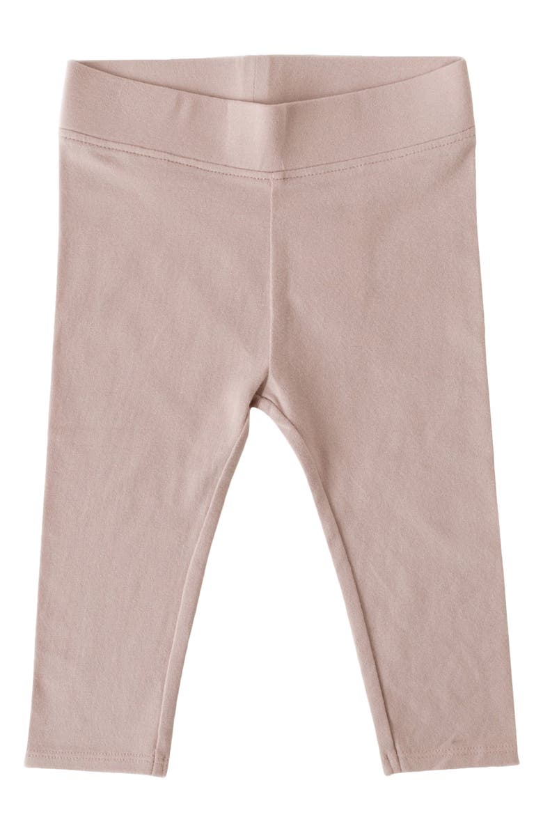 Pehr Essential Stretch Organic Cotton Leggings, Main, color, Pale Pink