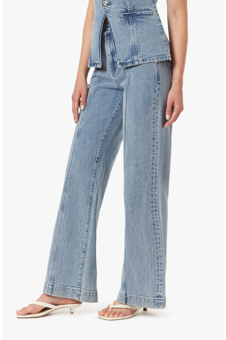 Seamed Wide Leg Jeans, Alternate, color, PALOMA