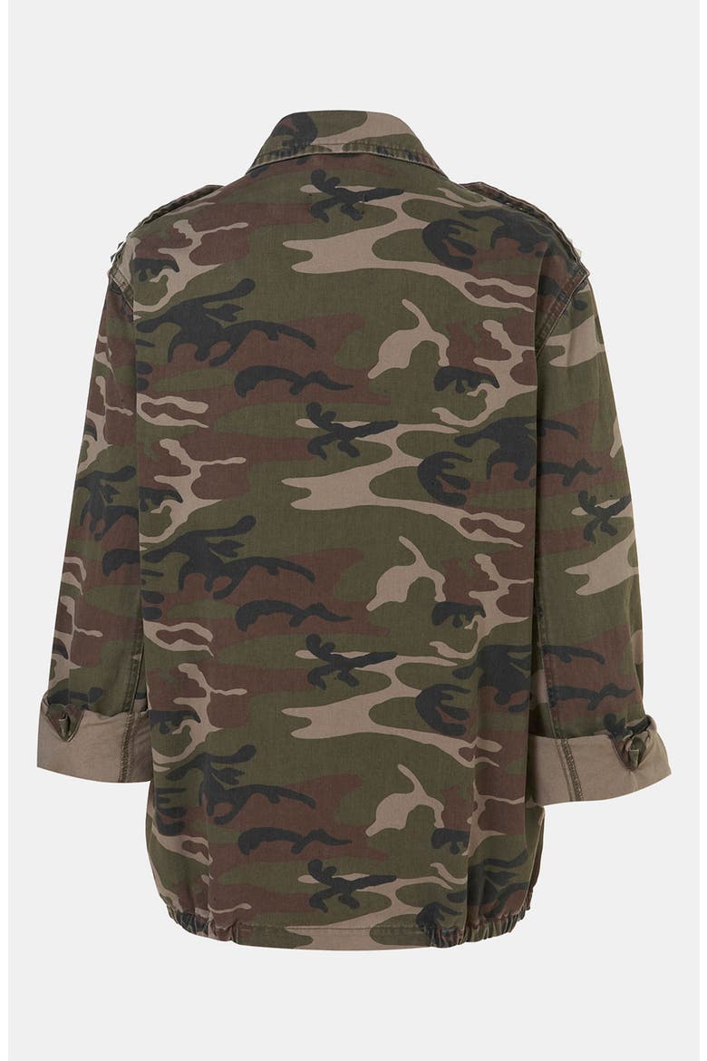 Studded Camo Jacket, Alternate, color, KHAKI