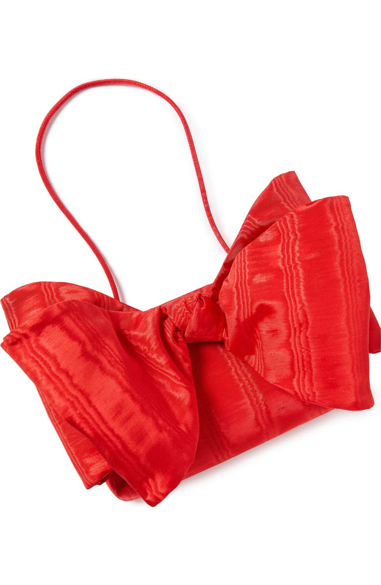 Loeffler Randall Valerie Bow Clutch, Alternate, color, Red