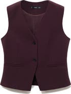 MANGO Slim Fit Suit Vest