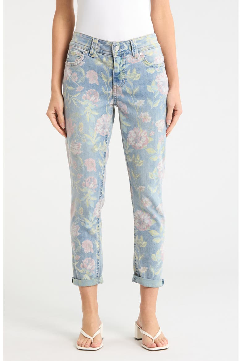 Starlette Crop Jeans, Main, color, GARDEN ROMANCE PRINT