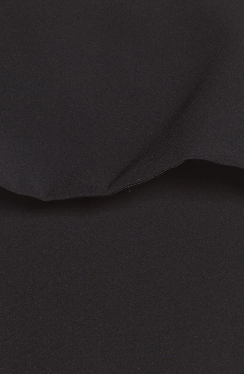 Eliza J Ruffled Cold Shoulder Top, Alternate, color, 