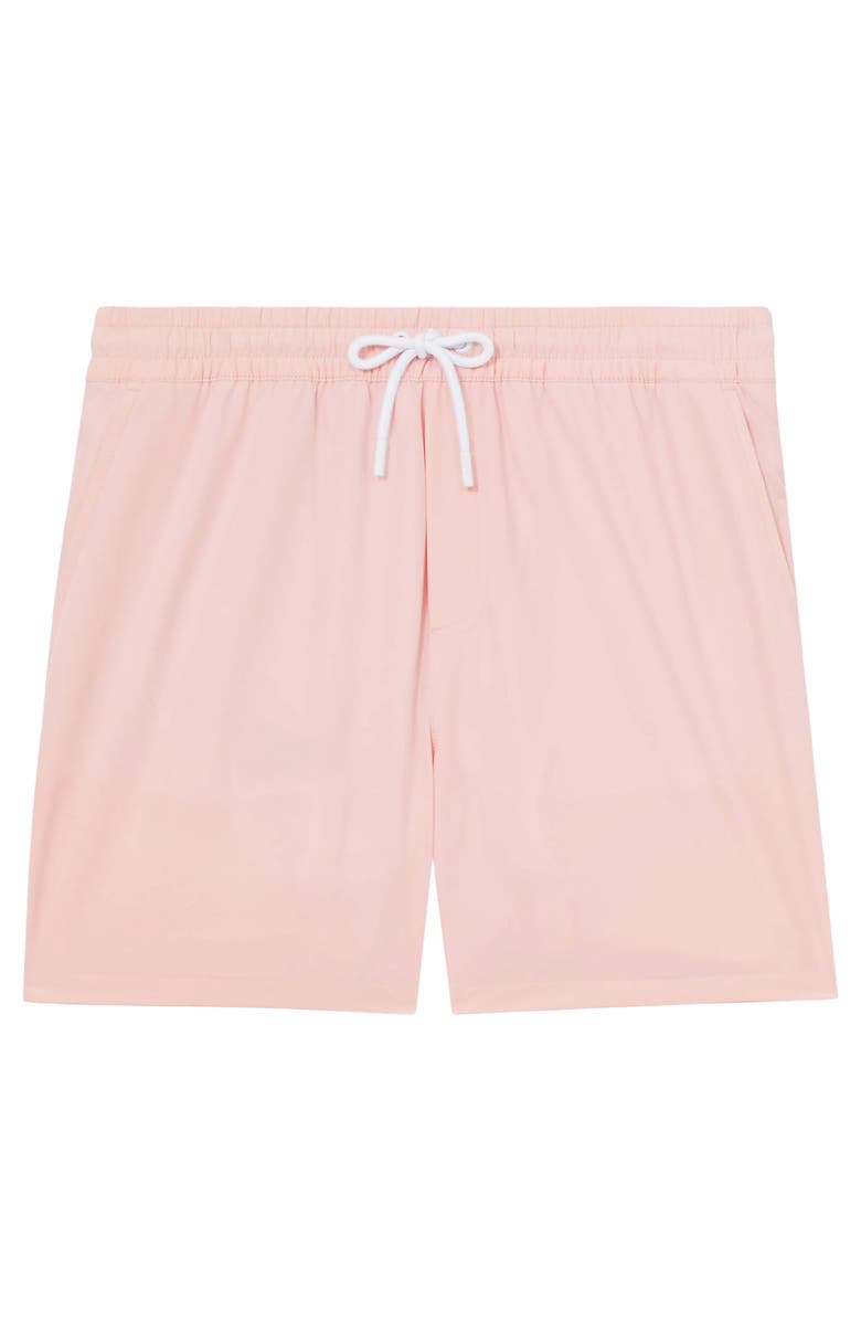 Reiss Cliff Swim Trunks, Alternate, color, Pink