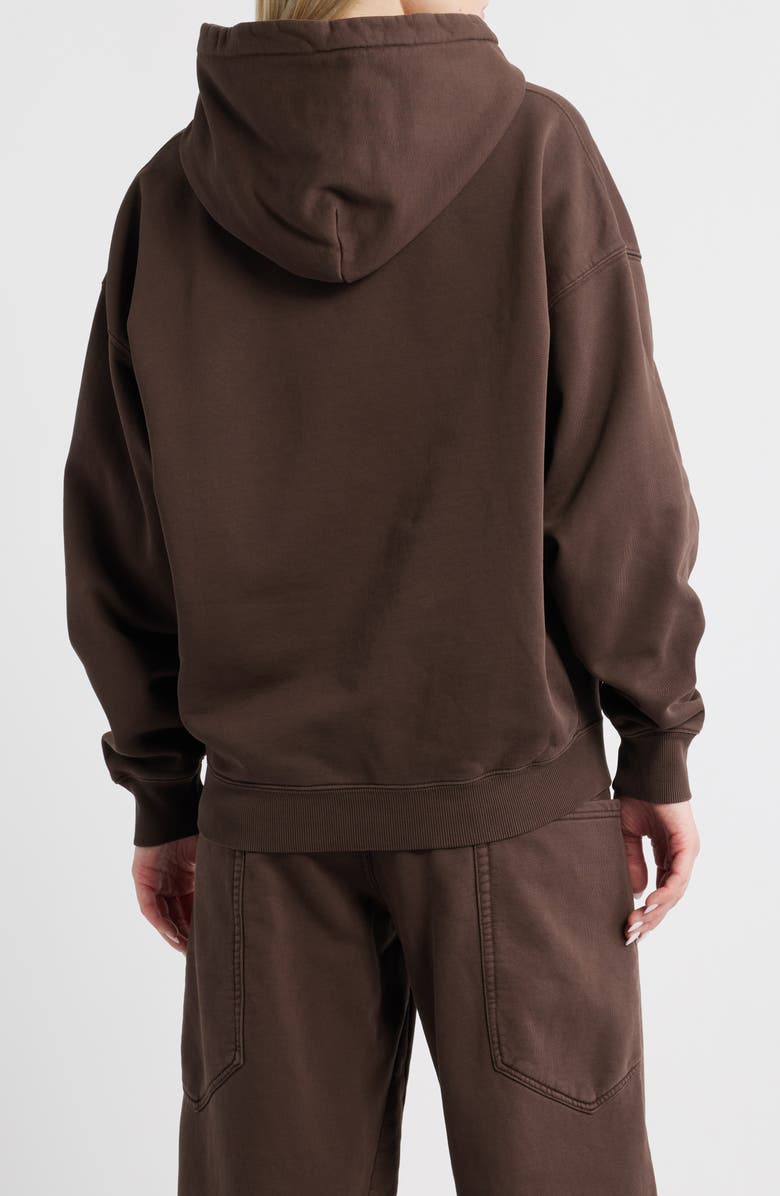 AFRM Blake Cotton Hoodie, Alternate, color, Espresso
