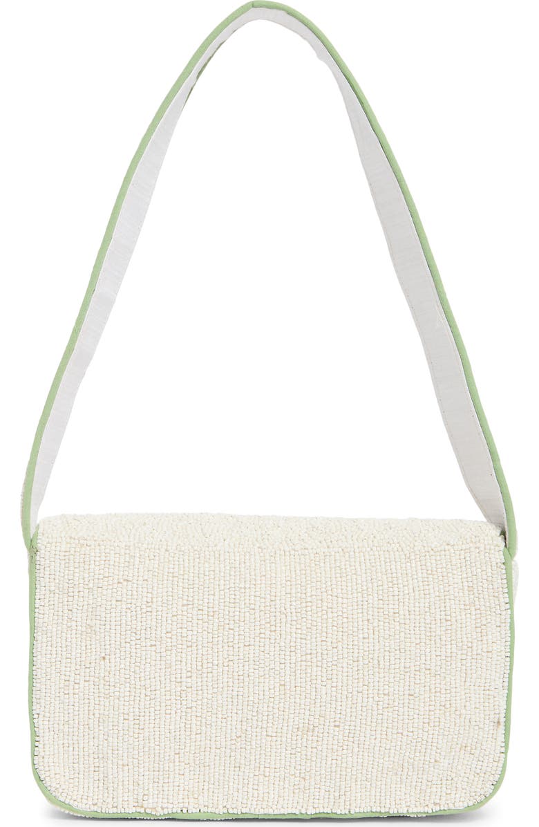 Collection XIIX Mixed Veggies Beaded Baguette Shoulder Bag, Alternate, color, Ivory Multi