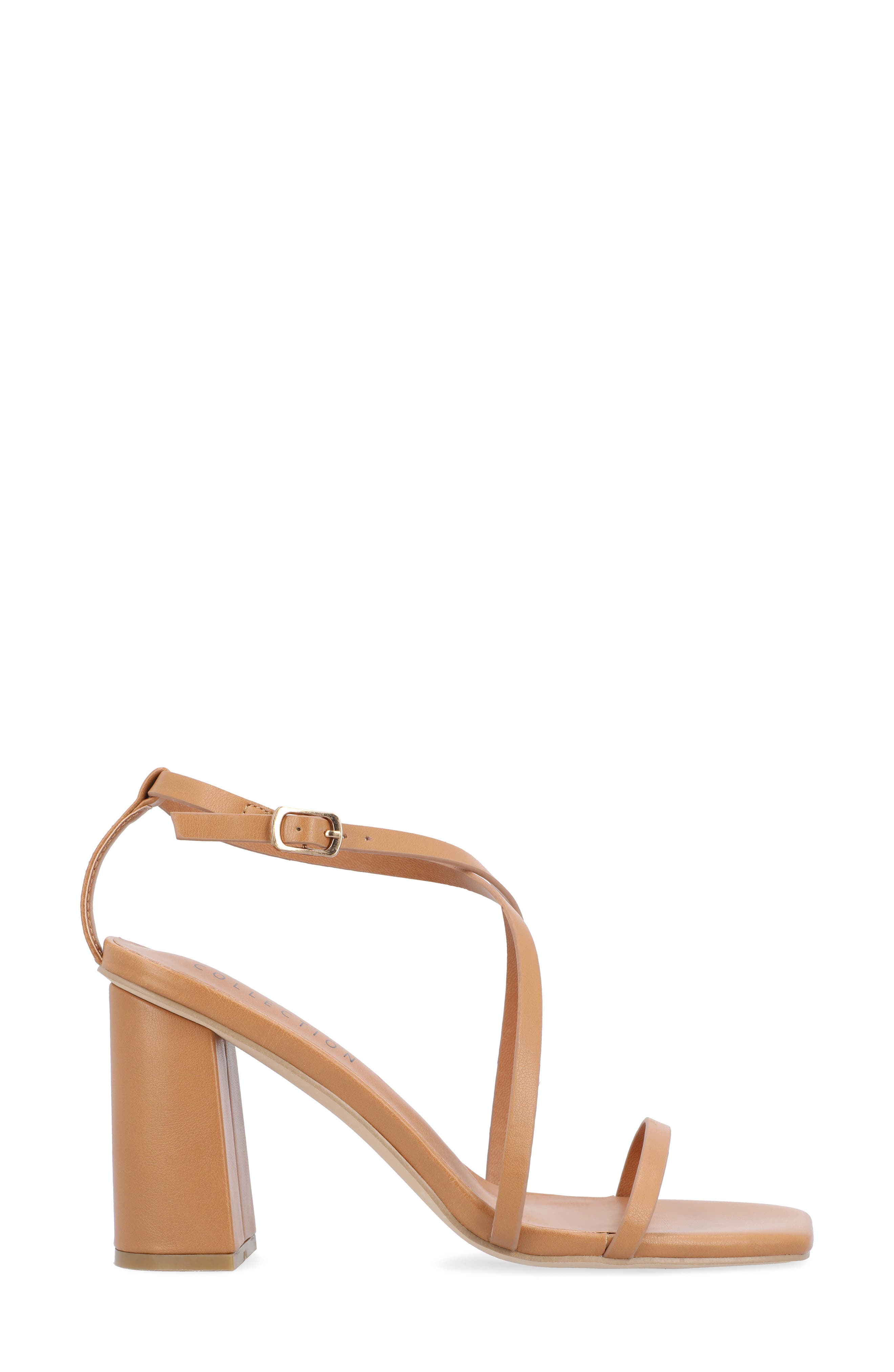 Journee Collection Lenorra Strappy Sandal, Alternate, color, Tan
