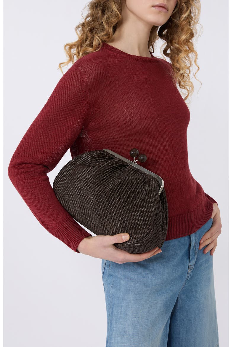 Linen Sweater, Alternate, color, CHERRY