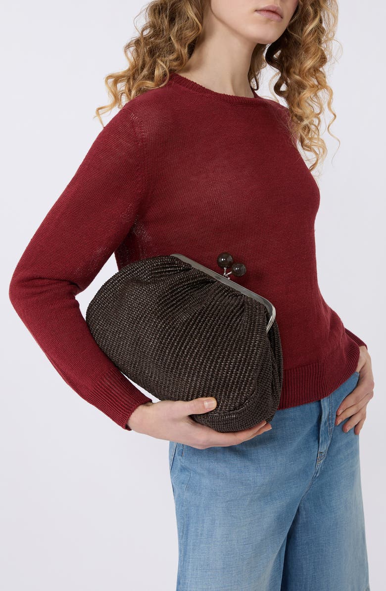 Weekend Max Mara Linen Sweater, Alternate, color, Cherry