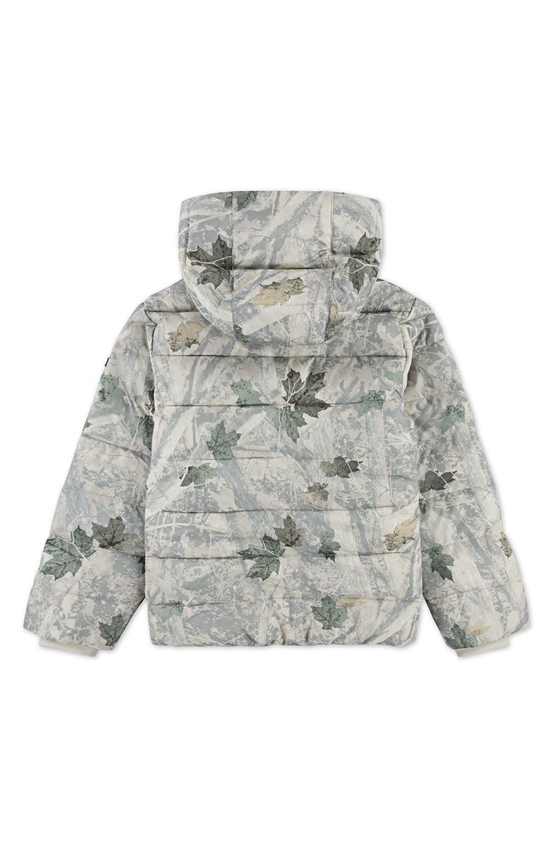 abercrombie kids Kids' Midweight Hooded Puffer Jacket, Alternate, color, Abbey Stone